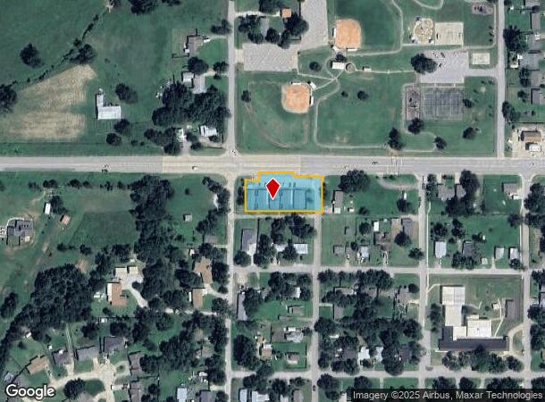  900-918 W Walnut St, Tecumseh, OK Parcel Map