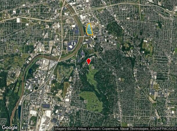  1229 S Main St, Dayton, OH Parcel Map