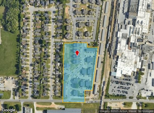  580 E Randall Wobbe Ln, Springdale, AR Parcel Map