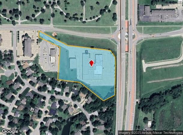 1301 E 1St St, Newton, KS Parcel Map
