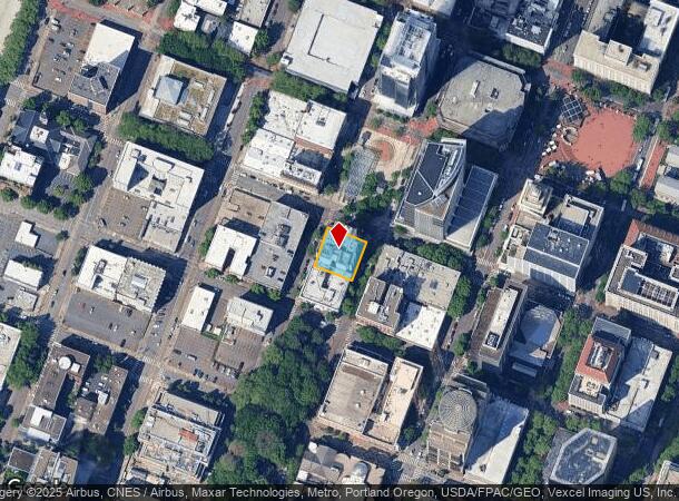  808 Sw Taylor St, Portland, OR Parcel Map