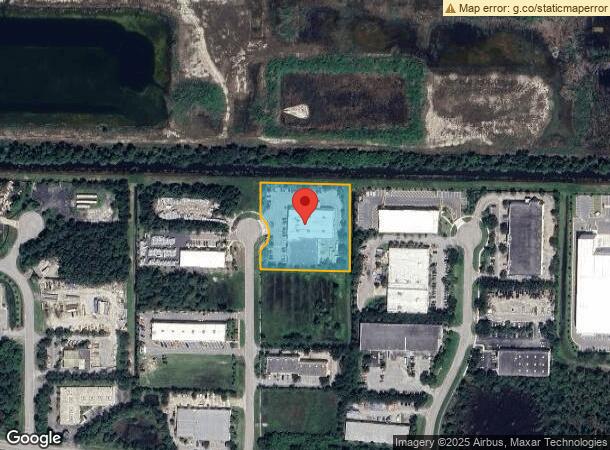  15852 Mercantile Ct, Jupiter, FL Parcel Map