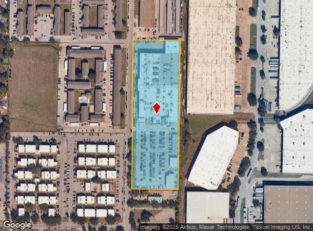  1600 Metrocrest Dr, Carrollton, TX Parcel Map