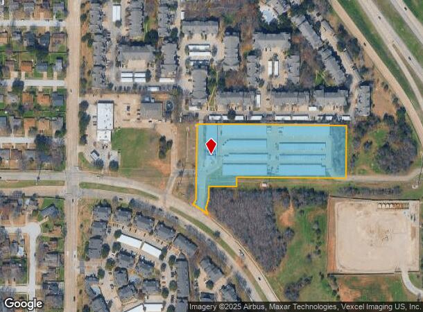  701 E Mid Cities Blvd, Euless, TX Parcel Map