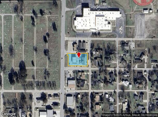  606 N Mcgee St, Caney, KS Parcel Map