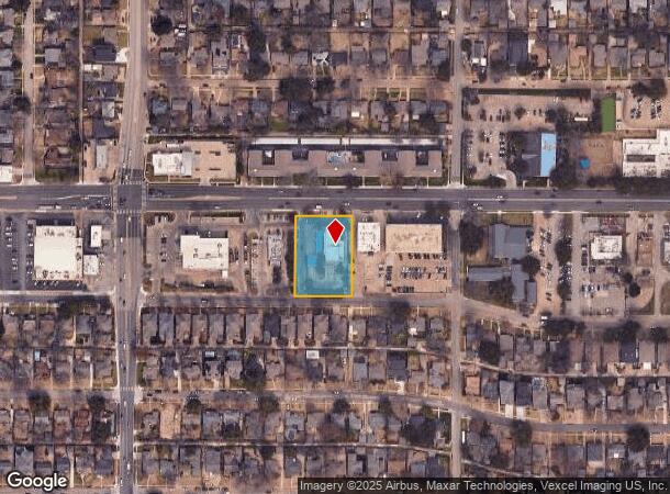  6140 E Mockingbird Ln, Dallas, TX Parcel Map