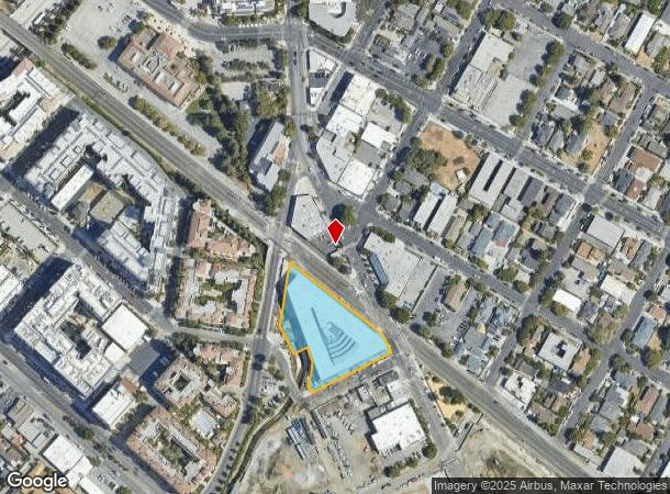  1180 Main St, Redwood City, CA Parcel Map