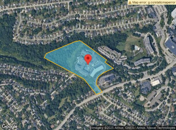  1300 Bower Hill Rd, Pittsburgh, PA Parcel Map