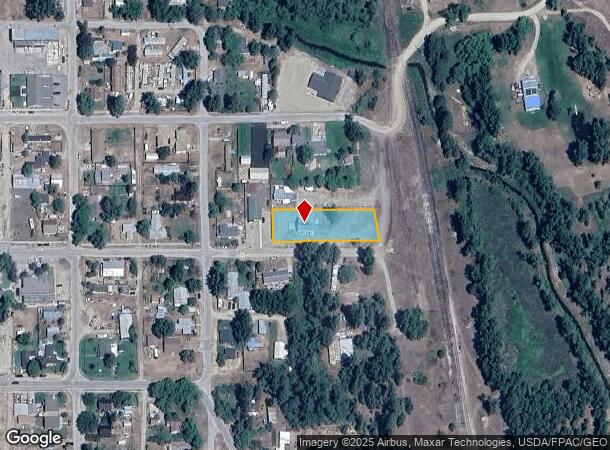 306-308 E Tanner Ave, Darby, MT Parcel Map