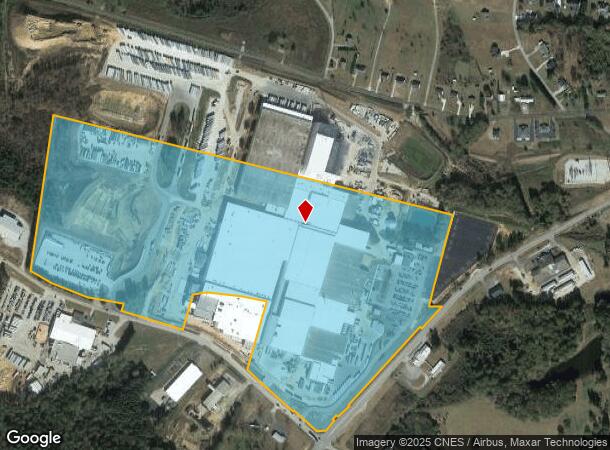  266 Industrial Park Rd, Hartwell, GA Parcel Map