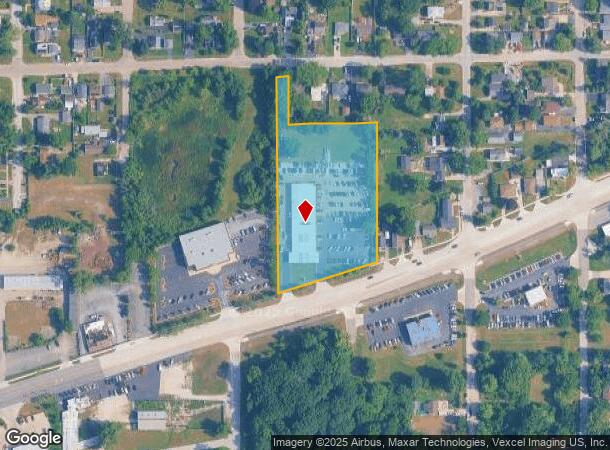 1542 E New York St, Aurora, IL Parcel Map