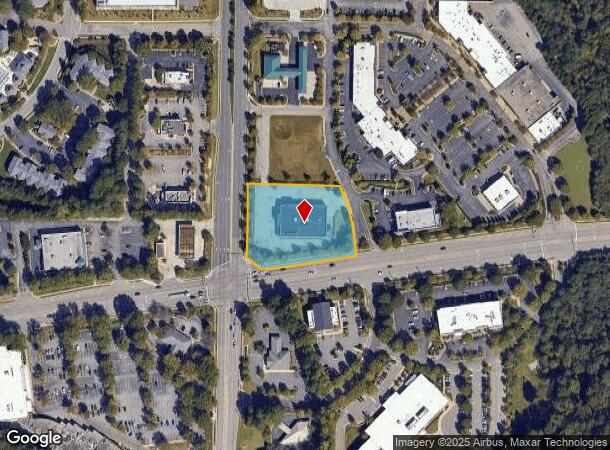  1002 N Harrison Ave, Cary, NC Parcel Map