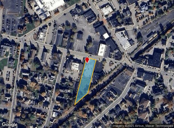 28 W Central St, Franklin, MA Parcel Map