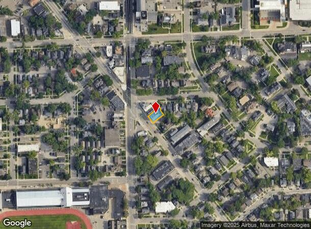  709 Packard St, Ann Arbor, MI Parcel Map