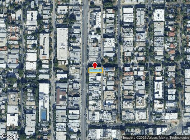  760 N La Cienega Blvd, West Hollywood, CA Parcel Map