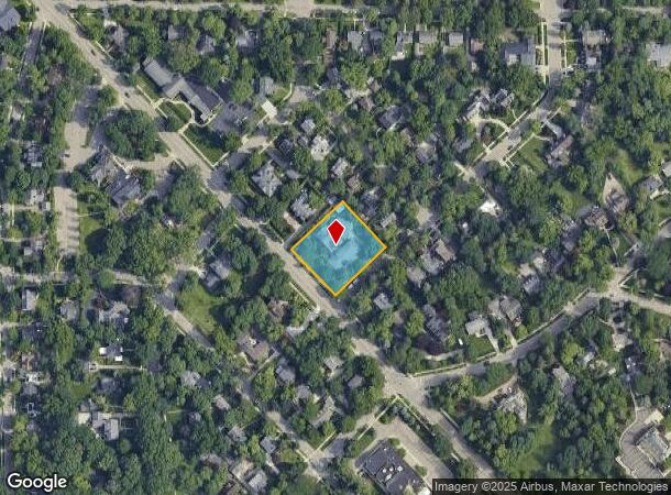 1917 Washtenaw Ave, Ann Arbor, MI Parcel Map