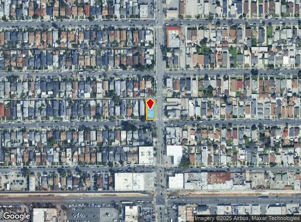  805 W 57Th St, Los Angeles, CA Parcel Map