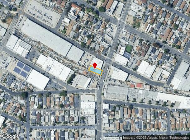  2911 S Central Ave, Los Angeles, CA Parcel Map