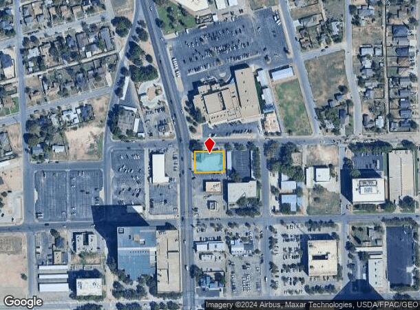  710 N Big Spring St, Midland, TX Parcel Map