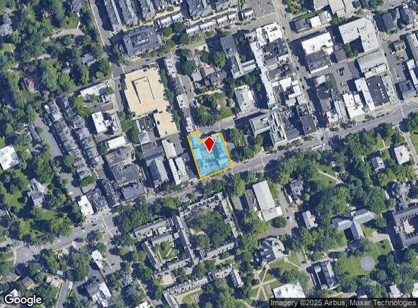Palmer Sq W, Princeton, NJ Parcel Map