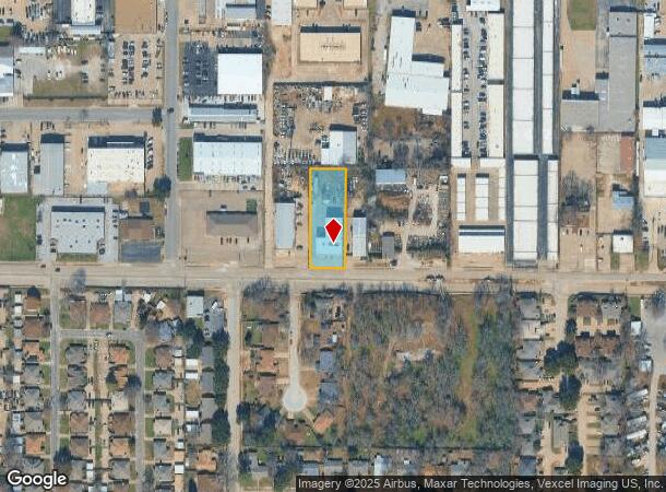  2111 W Arkansas Ln, Pantego, TX Parcel Map