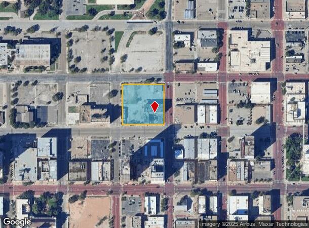 1202 Main St, Lubbock, TX Parcel Map