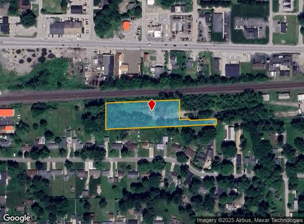 600 W Washington St, Osceola, IN Parcel Map
