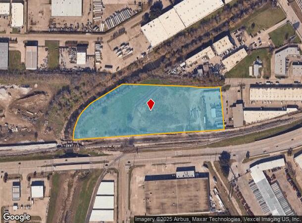 1401 W College Ave, Carrollton Dallas Co, TX Parcel Map