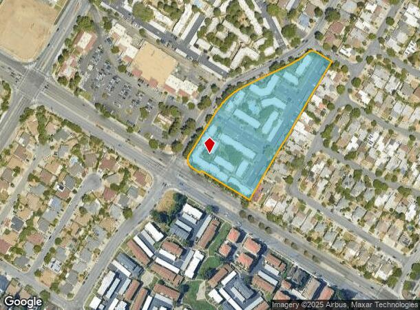  3818 Darwin Dr, Fremont, CA Parcel Map