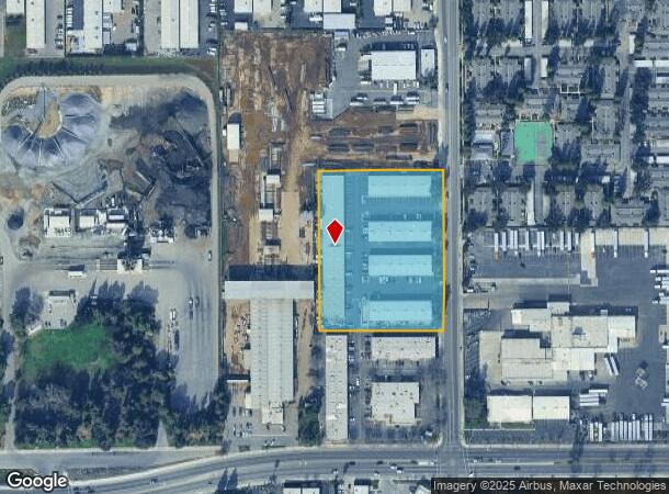 4051 N Valentine Ave, Fresno, CA Parcel Map
