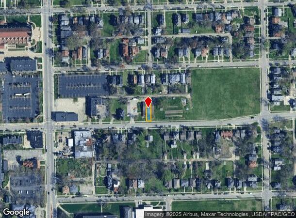  404 W Delaware Ave, Toledo, OH Parcel Map