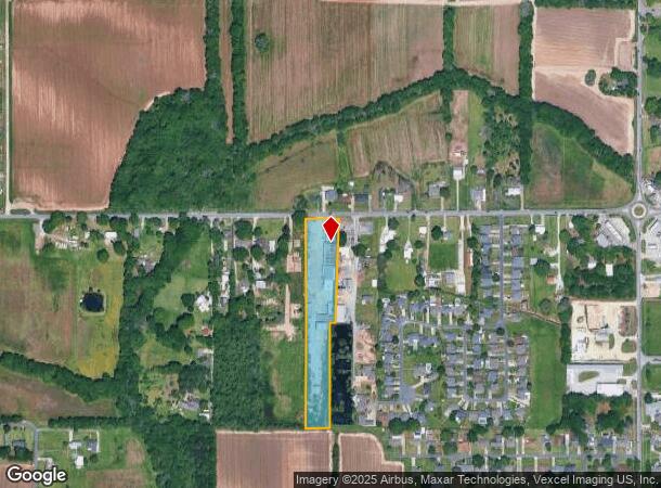 1724 E Milton Ave, Lafayette, LA Parcel Map