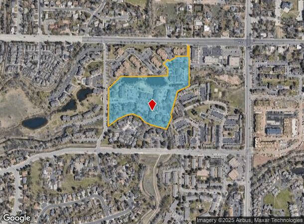 1225 W Prospect Rd, Fort Collins, CO Parcel Map