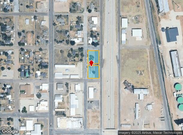 1007 W Service Rd, Abernathy, TX Parcel Map