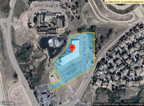  1706 Lake Woodmoor Dr, Monument, CO Parcel Map