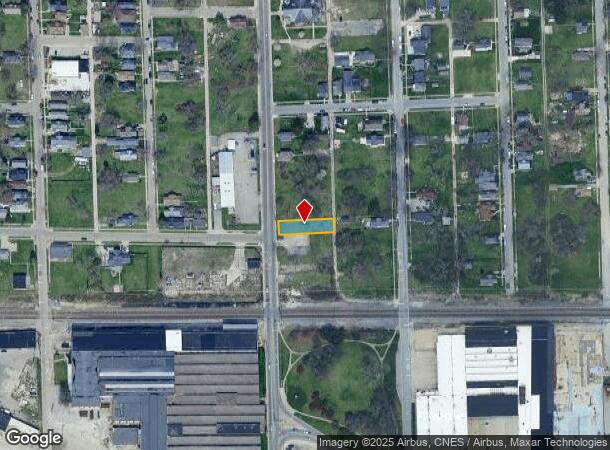  1433 S Anthony Blvd, Fort Wayne, IN Parcel Map
