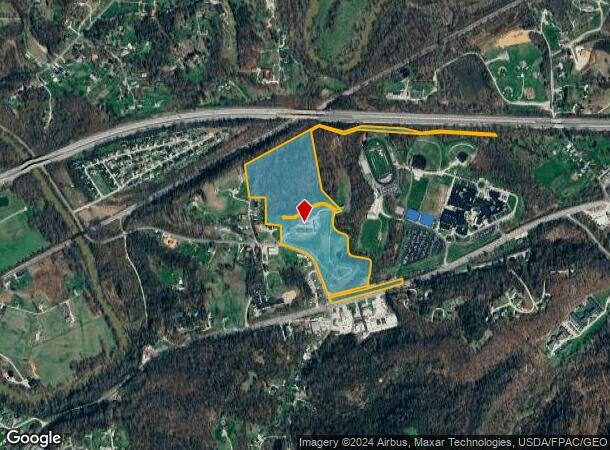  190 Halls Hill Rd, Ona, WV Parcel Map