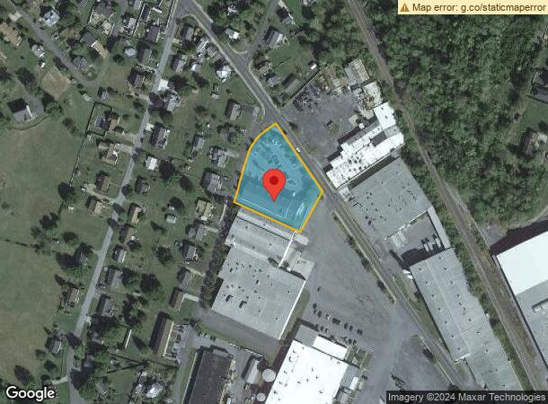  728 E Queen St, Strasburg, VA Parcel Map