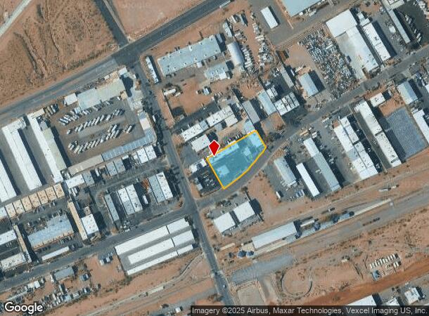 1598 Foothill Dr, Boulder City, NV Parcel Map