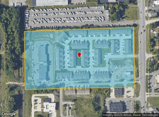 18708 Telegraph Rd, Romulus, MI Parcel Map