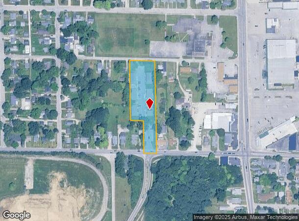  222 W Centennial Ave, Muncie, IN Parcel Map