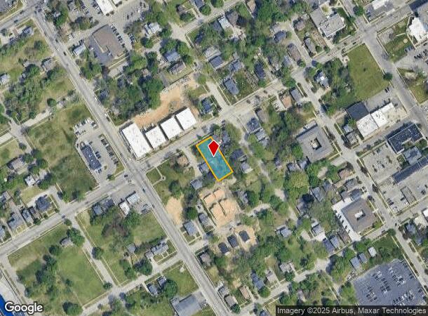 W University Ave, Flint, MI Parcel Map