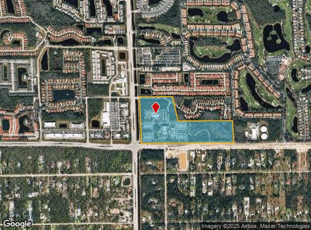  7690 Running Buck Ct, Naples, FL Parcel Map