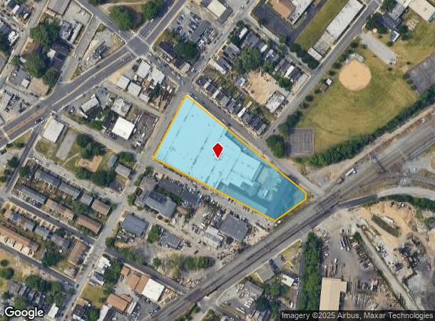  1601 Railroad Ave, Wilmington, DE Parcel Map