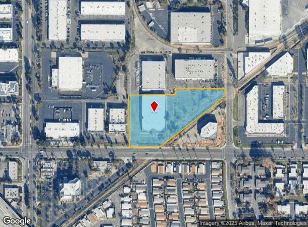  1595 Spruce St, Riverside, CA Parcel Map