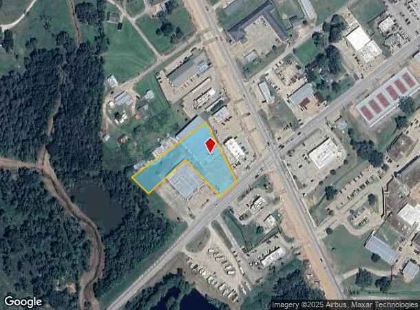  814 S 17Th St, West Columbia, TX Parcel Map