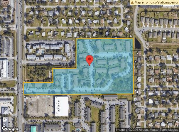  1135 N Wickham Rd, Melbourne, FL Parcel Map