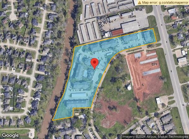  100 Creekwood Landing Dr, Clute, TX Parcel Map