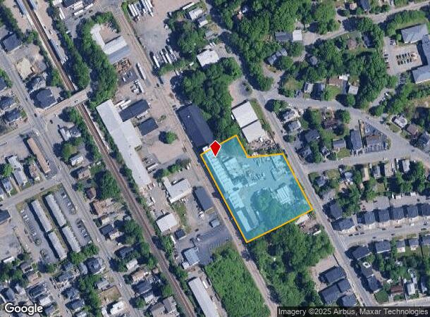  53 Spark St, Brockton, MA Parcel Map