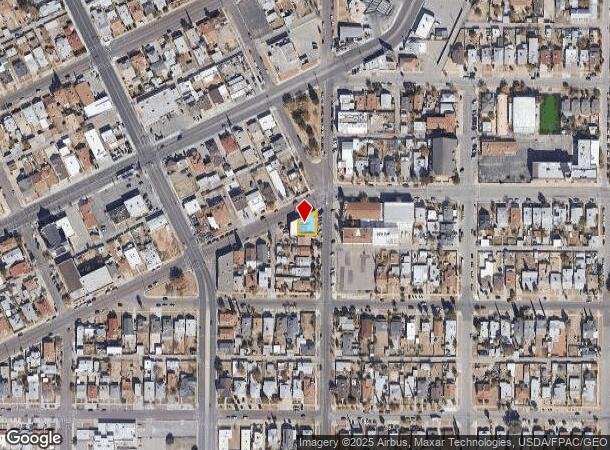  3630 Hueco Ave, El Paso, TX Parcel Map